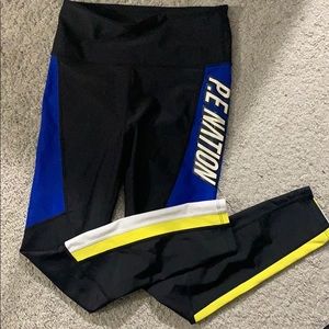 PE Nation leggings small black yellow